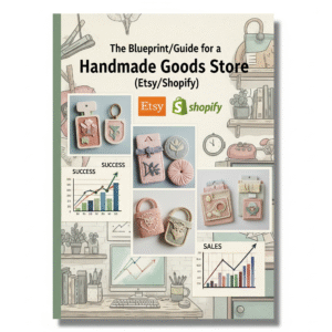 hand made goods, guide, ebook, blueprint, online business, side hustle, work from home